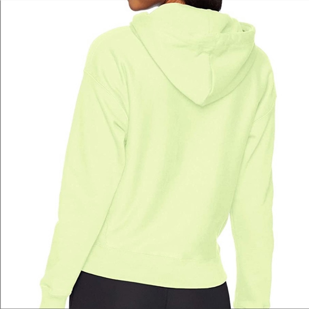 Champion Reverse Weave Neon Green Hoodie - Picture 2 of 6